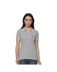 Allen Solly Polo T-shirt Women- Grey